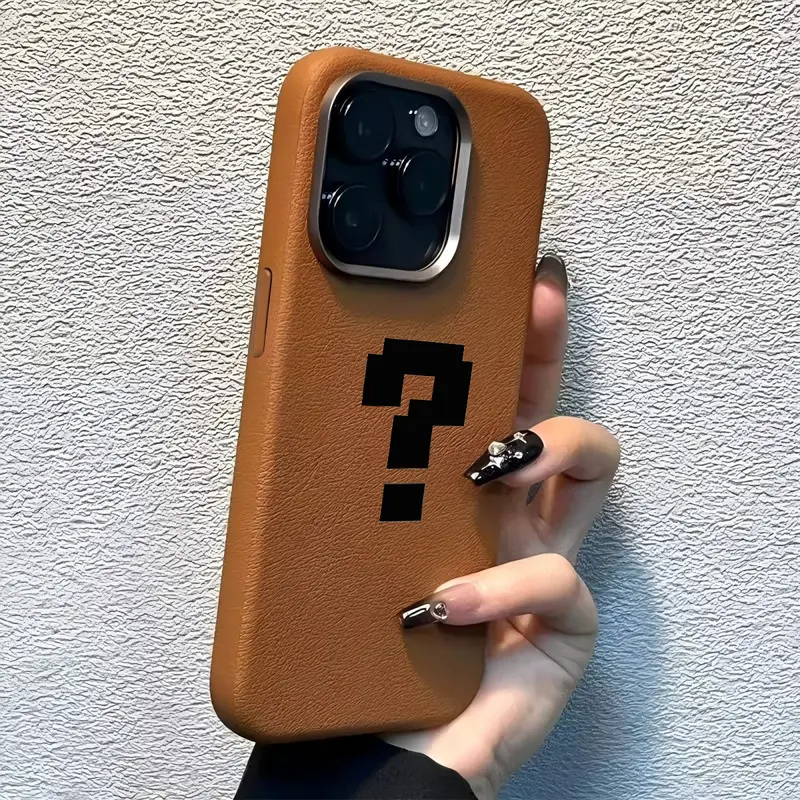 yukiijess Case For Lychee Soft Infinix Smart 9 Hot 50 Pro Hot40Pro Note 40 Pro Smart 8 Pro 7 6 5 Spark 20C Note 30 Pro Hot 30 Play 12Play 11 10 9Play Spark GO 2024 P55 Casing Ponsel Tanda Tanya Mosaik Anti Jatuh Silicone Cover 2