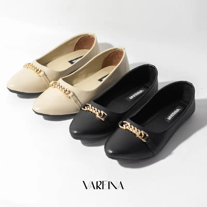 Vareina - Siren Flatshoes Wanita / Sepatu Kerja Sol Karet Non Slip 6
