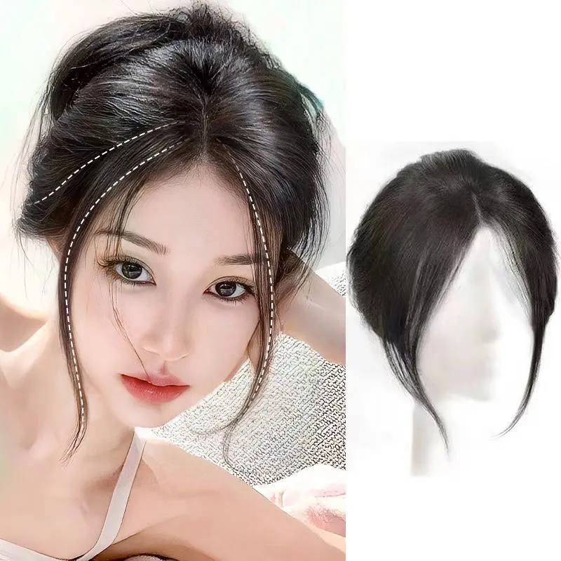 Tóc Mái Thời Trang Cho Nữ, Tóc Giả Bồng Bềnh Tám Nhân Vật Vô Hình, Miếng Dán Tăng Thể Tích Tóc, Tóc Mái Bằng Khí, Nối Tóc, Phụ Kiện Tóc 2