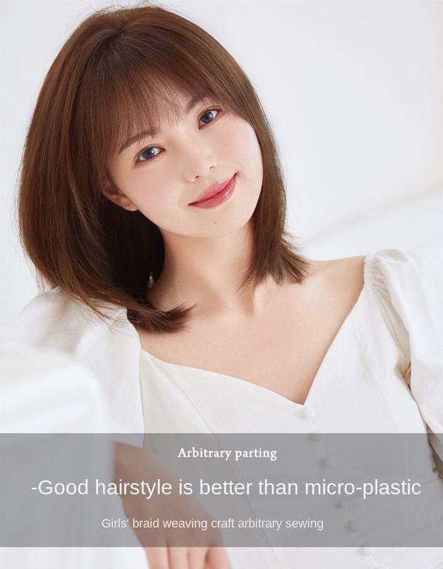 Product Introduction of 8*12 10*12 100% Human Hair Piece Black And Mocha Brown Hair Topper Hair Replacement Cover White Hair Breathable And Lightweight Wig Increase Hair Volume For Woman 1