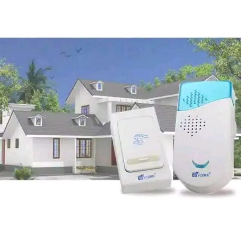 BEL PINTU RUMAH TANPA KABEL ALARM RUMAH V-ZOOR WIRELESS DOOR