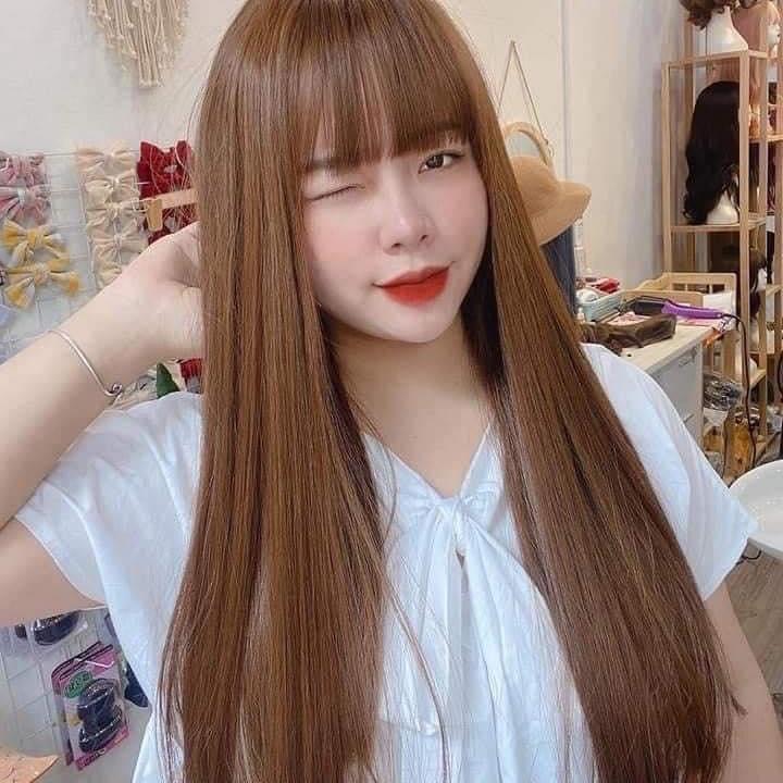 Tóc cả đầu thẳng dài Tóc giả Phụ nữ