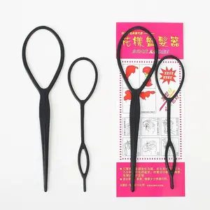 [F-133] Alat Bantu Kepang Isi2 PCS Styling Hair Pembuat PonyTail Kepang Gaya Paris Alat Sanggul Sisir
