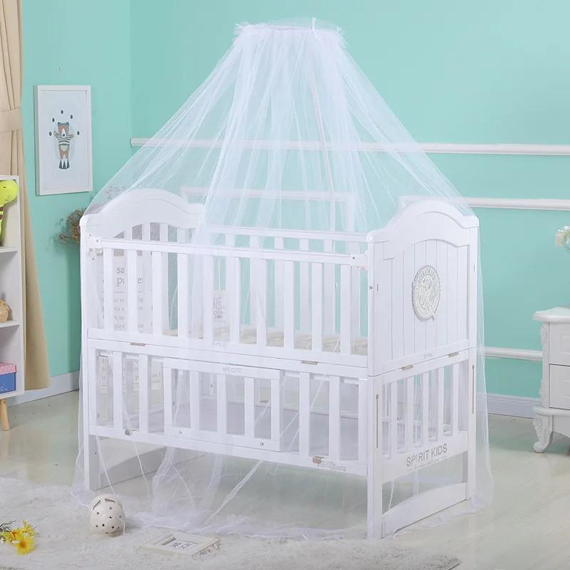 Baby Canopy Infant Toddler Bed Dome Cot Mosquito Netting Hanging Bed Net Mosquito Bar Frame PalaceStyle Crib Bedding Accessories 6