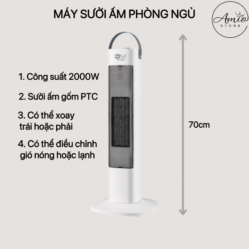 Máy sưởi ấm phòng ngủ mùa đông Quạt sưởi mùa đông phòng ngủ