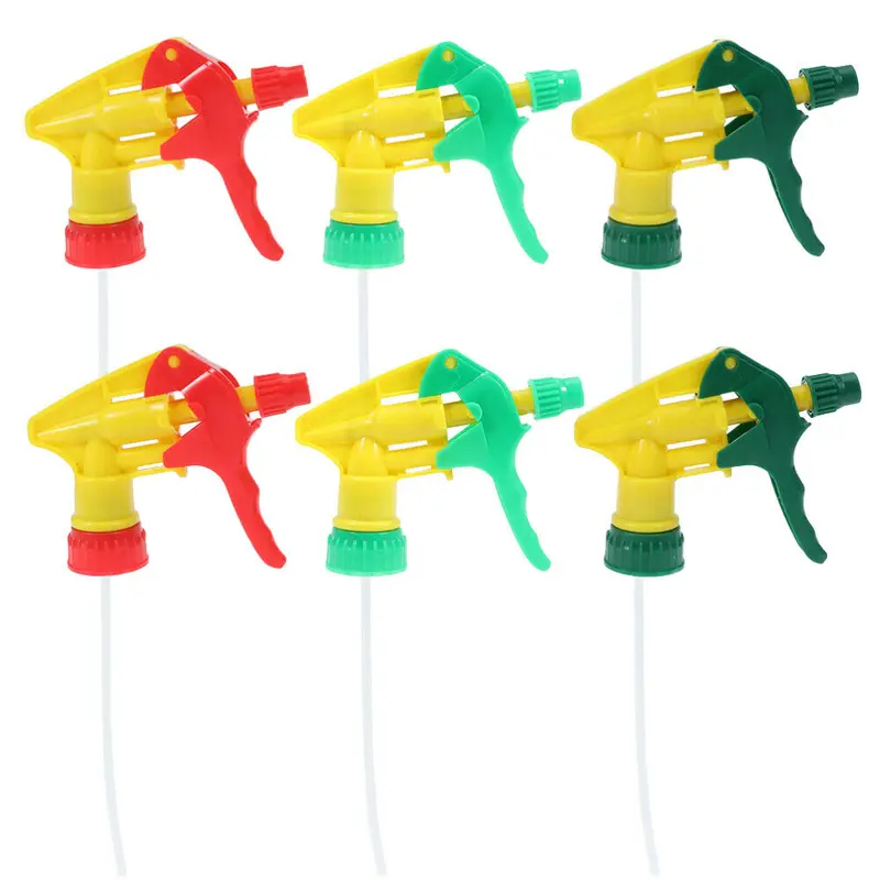 Bình Xịt Kích Hoạt Chịu Hóa Chất Hạng Nặng, 6 Cái, Bình Xịt, Đầu Vòi Phun 0