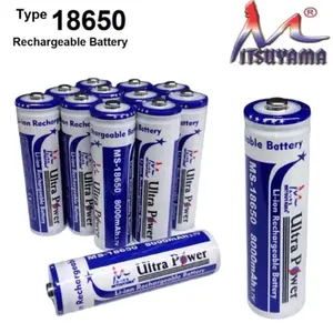 Baterai Isi Ulang 18650 3,7V 9600mAH Mitsuyama