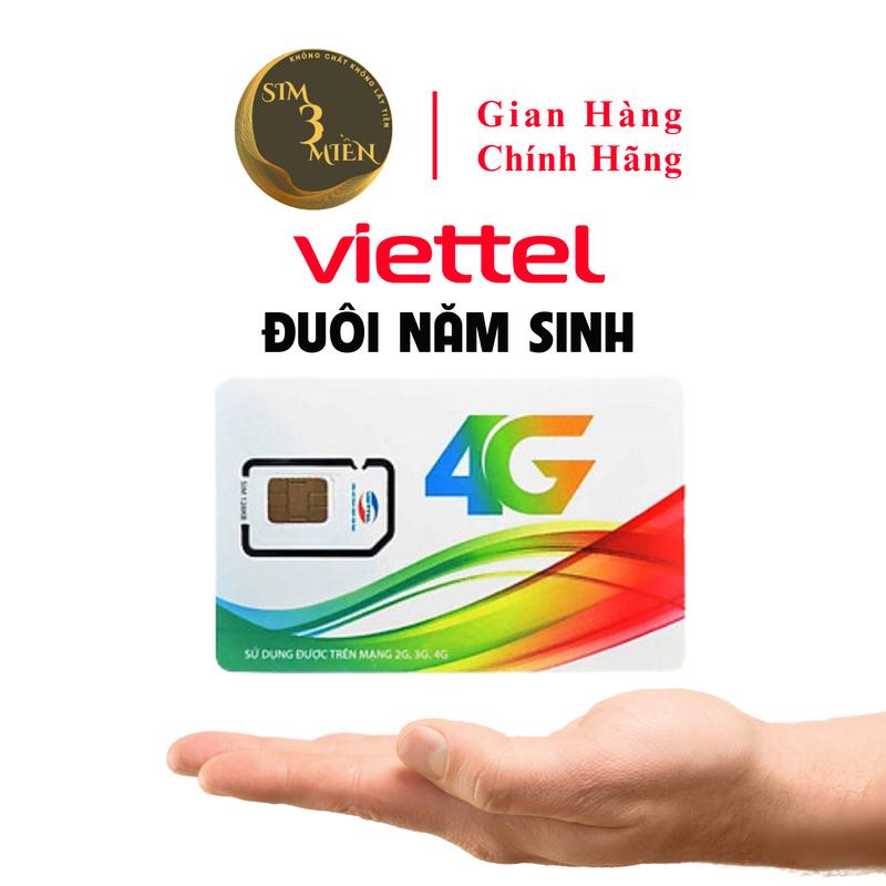 Sim Viettel Đuôi Năm Sinh Nguyên Kít  Số đẹp Sim điện thoại Phone