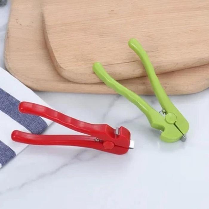 Kẹp mở vỏ sò Tiết kiệm nhân công với Dụng cụ mở nắp chai Kẹp máu Tiện ích nhà bếp Tải trọng lò xo Tay cầm bằng nhựa