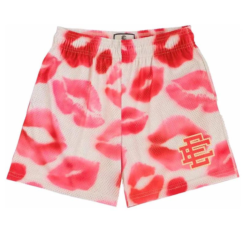 Product Introduction of *2024 New Summer Eric Emanuel EE Basic Mesh Short Classic Floral Printed Gym Shorts Men's Gym Basketball Sports Beach Shorts 15