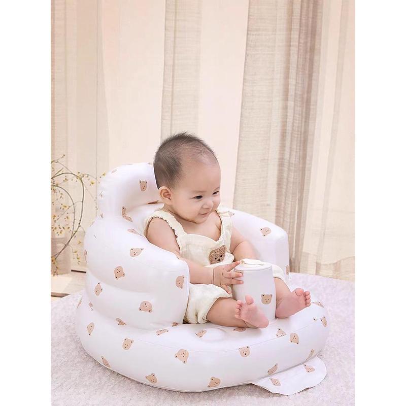 Cute bear baby training chair with pump in mother and child 2