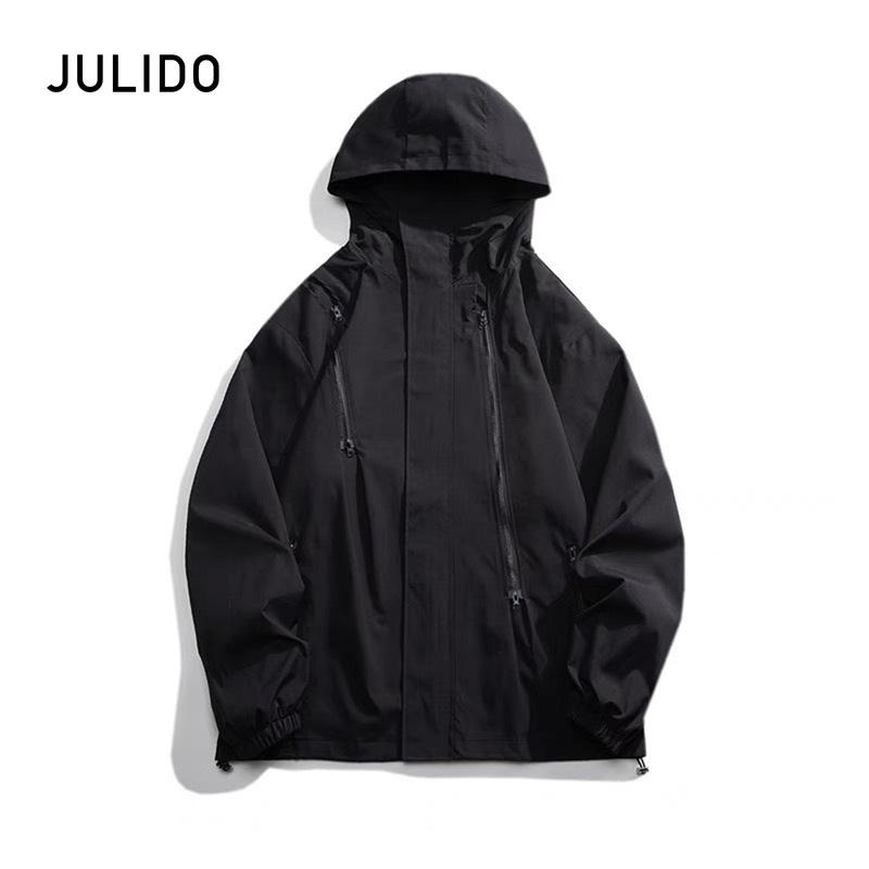 Áo khoác gió JULIDO nam nữ (FORM RỘNG) cao cấp hai khóa tráng bạc Mùa đông Menswear Jacket