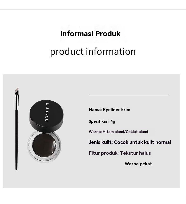 MUSIC FLOWER 2-in-1 Eyebrow & Eyeliner Gel 24H Natural Look Finish Oil Control Waterproof Smudge Proof Tahan Lama：MUSIC FLOWER