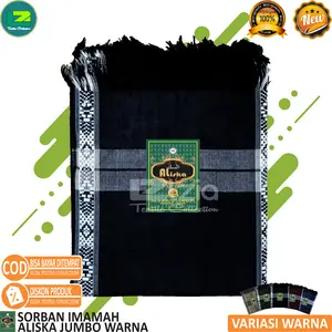 SORBAN PANJANG SORBAN ALISKA JUMBO WARNA TERLARIS