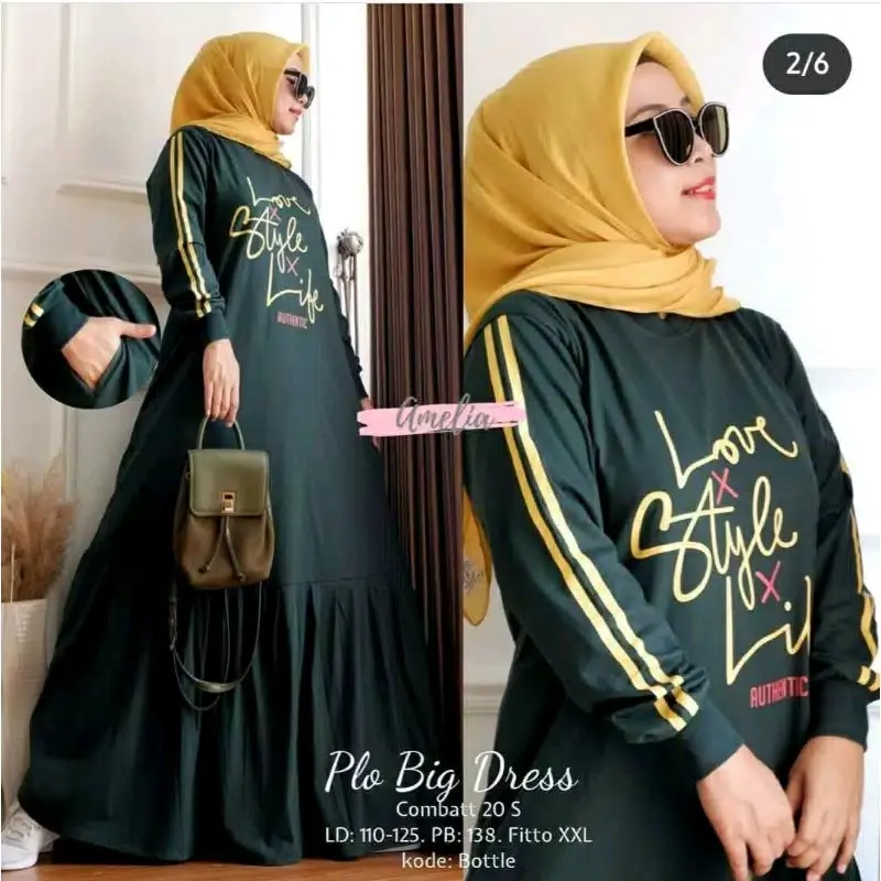 Gamis Jumbo Terbaru Bahan Adem & Nyaman 1