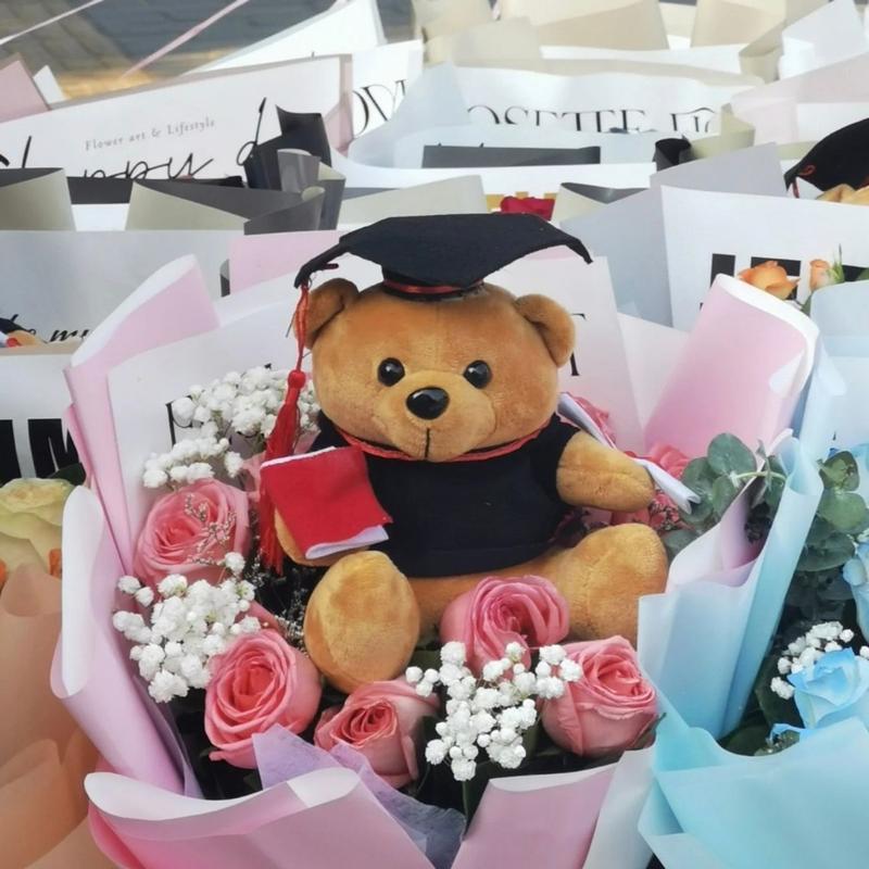 Gấu Bông Tốt Nghiệp Gấu Bông Cử Nhân Tặng Bạn Bè Ngày Ra Trường - Gấu Xinh - G143 Toy Đồ Chơi