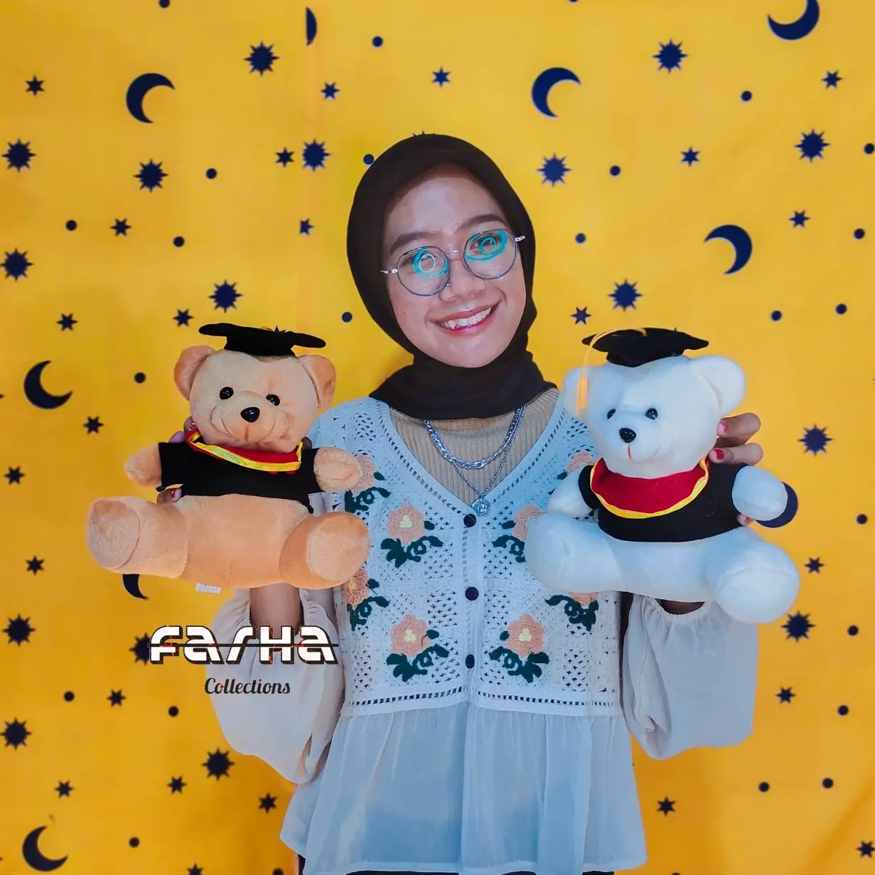 Boneka Beruang Wisuda Ukuran S Cocok Untuk Kado Wisuda
