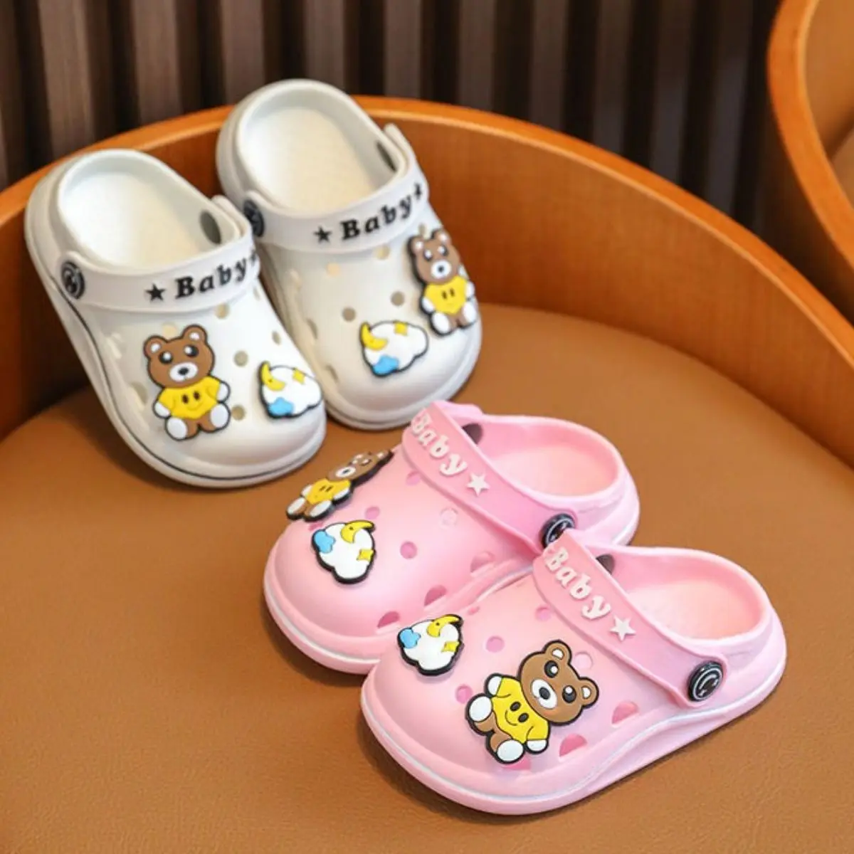 Sandal Baim Anak Perempuan Laki2 Import Eva Jelly Musim panas Sandal