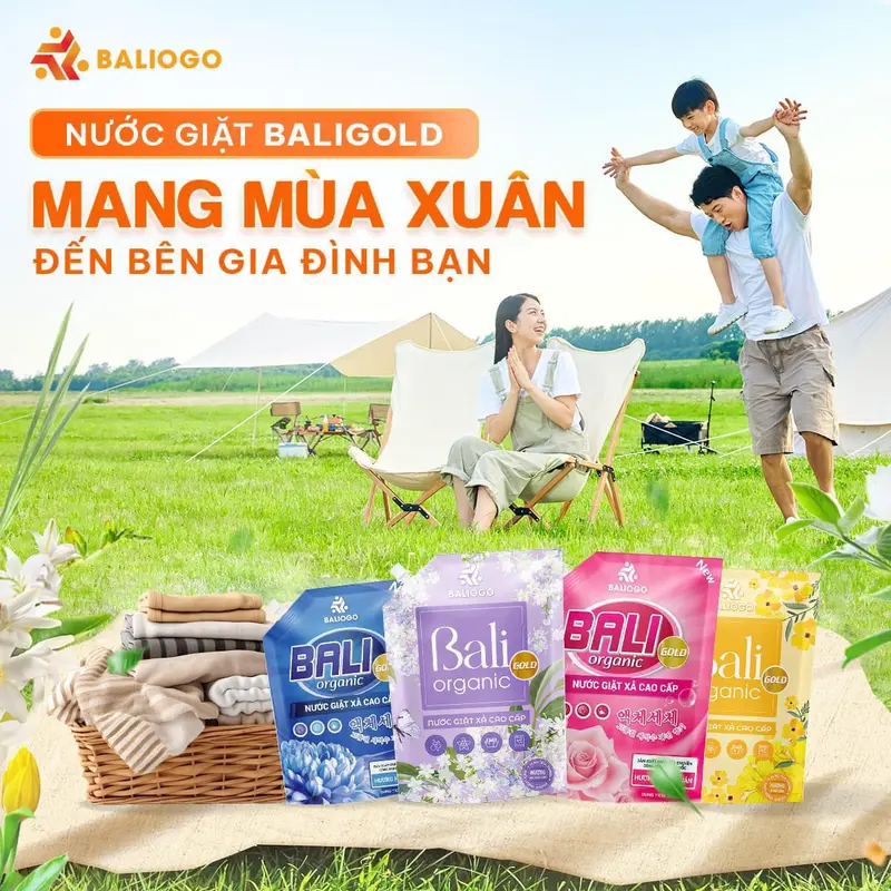 Nước giặt xả cap cấp Bali Gold organic thơm lâu mềm vải an toàn cho làn da nhạy cảm Làm Sạch Kem 8