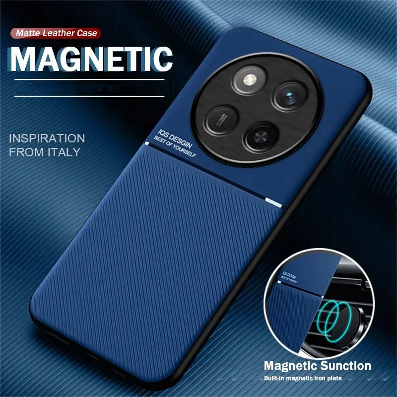 HONOR X9c 5G Leather Texture Casing For Honor X8C X7C X9c X9c X9b X9a HonorX9c 4G 5G 2024 Car Holder Shockproof Phone Case Protection Back Cover