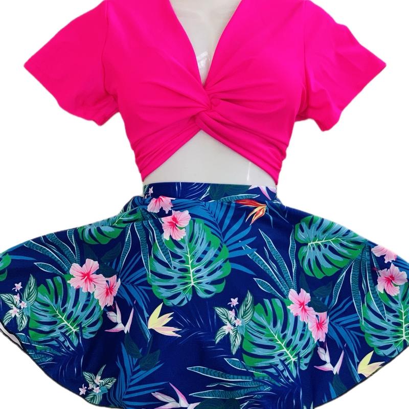 (Size 60-75kg) Các mẫu bikini 2 mảnh với áo xoắn ngực trẻ trung rực rỡ cho Nữ 3