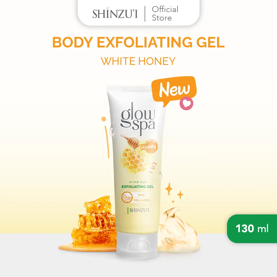 Shinzui Glow Spa Exfoliating Gel Honey 130ml