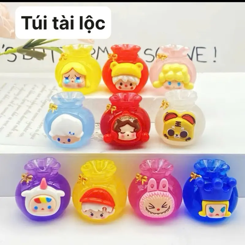 Xé trên live 6 túi tiền tài lộc, 2nv + cặp