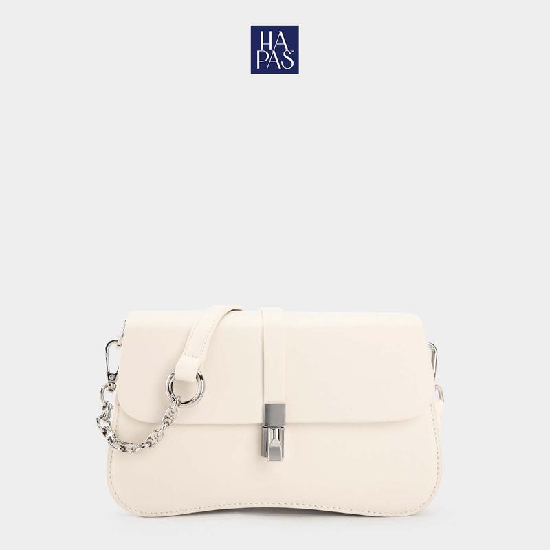 Túi Xách Nữ Đeo Chéo Grace Bag Đáy Cong Khóa Gài Sz 23 HAPAS - TDC230512 Đeo Vai