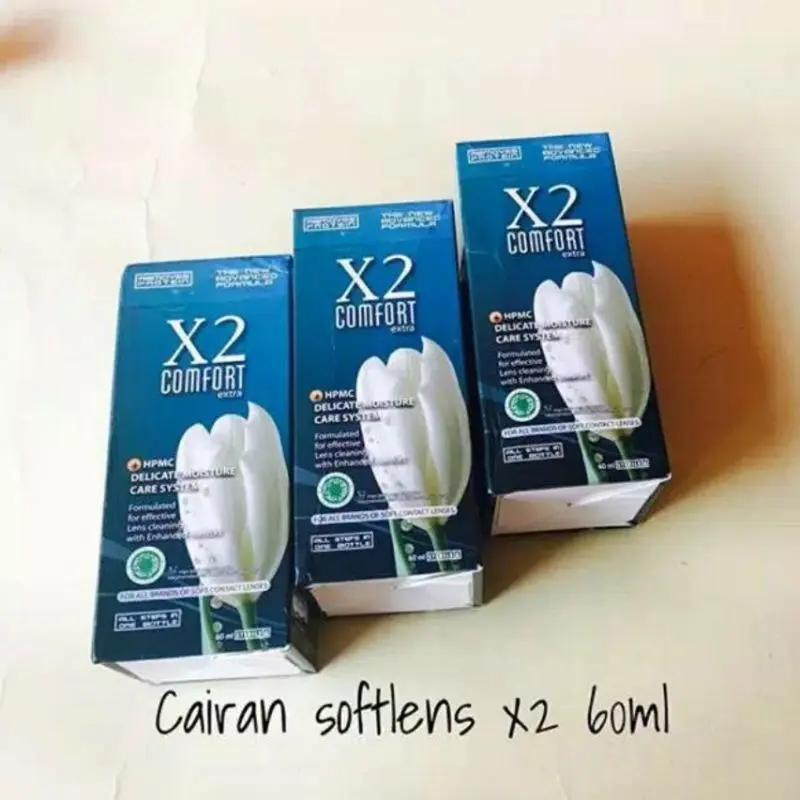 Air Softlens / Cairan Pembersih Softlens X2 COMFORT 60 ML