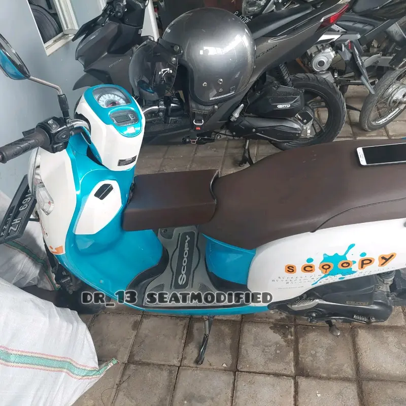 JOK BONCENGAN ANAK HONDA SCOOPY SPECIAL COKLAT 4