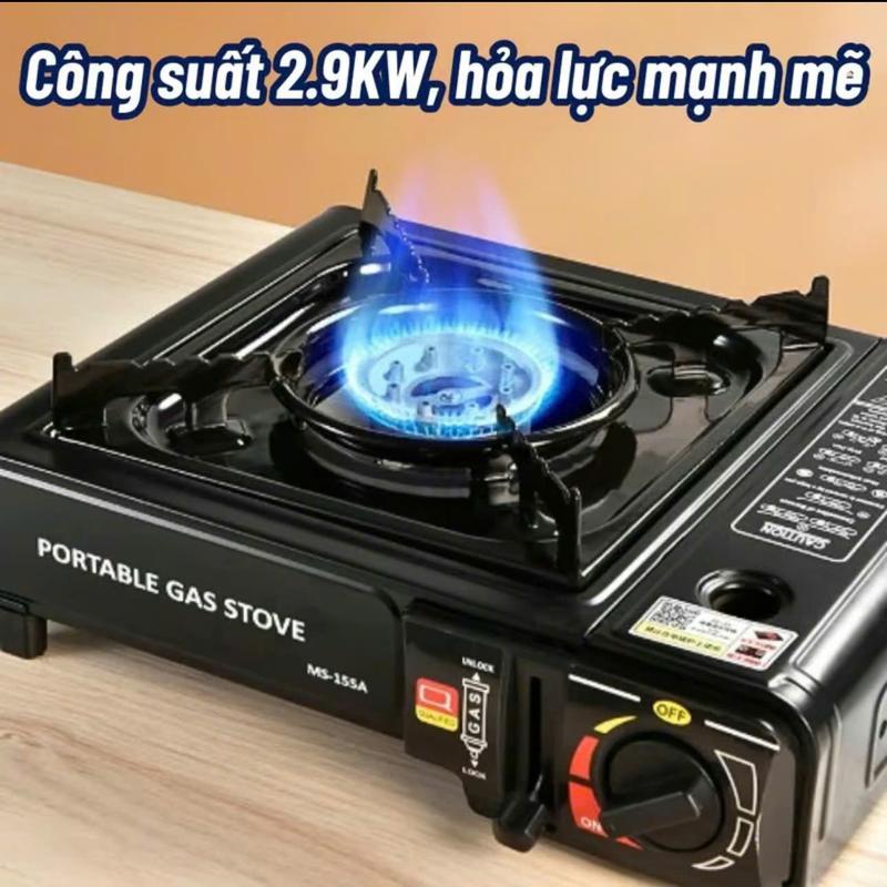 Bếp Ga Mini, Thép Không Gỉ Bếp Du Lịch Bếp Gas Chống Cháy Nổ, Chống Gió Tiện Lợi Cho Hội Nhóm Cho Gia Đình Dã Ngoại Đi Cắm Trại Camping