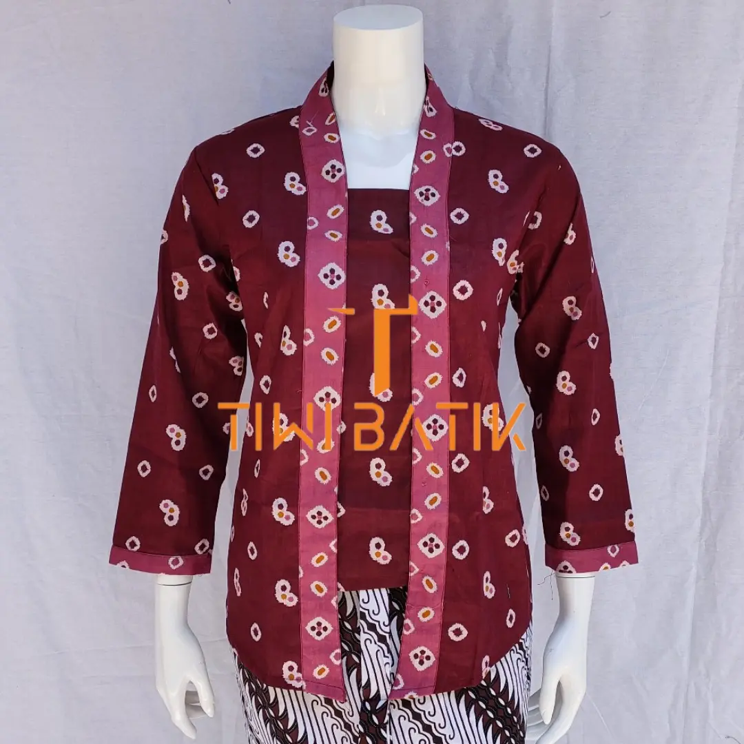 Kebaya Jumputan Katun Halus
