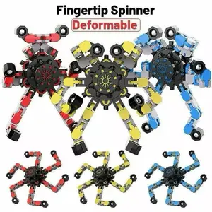 PROMO 12.12 MAINAN GANGSING VIRAL / MAINAN FINGERTIP SPINNER ROBOT TRANSFORMER / SPINNER 3D SYRO IMPORT PREMIUM / SPINNER VIRAN