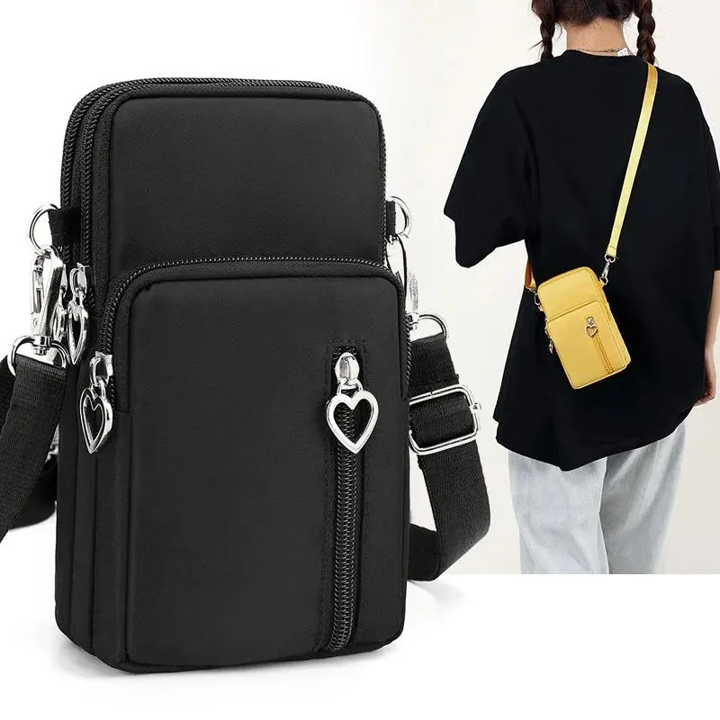 Túi Đựng Điện Thoại Nữ, Thời Trang Mới, Túi Messenger, Dễ Phối Đồ, Túi Đeo Chéo Nhỏ Và Mini, Túi Đeo Cổ Yếm Ví Tiền Xu, Túi Xách Dọc