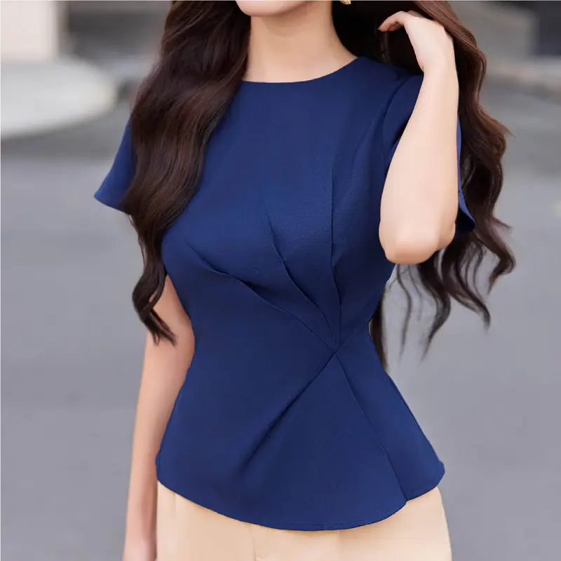 Áo peplum xếp ly eo tay bồng Maybi 5