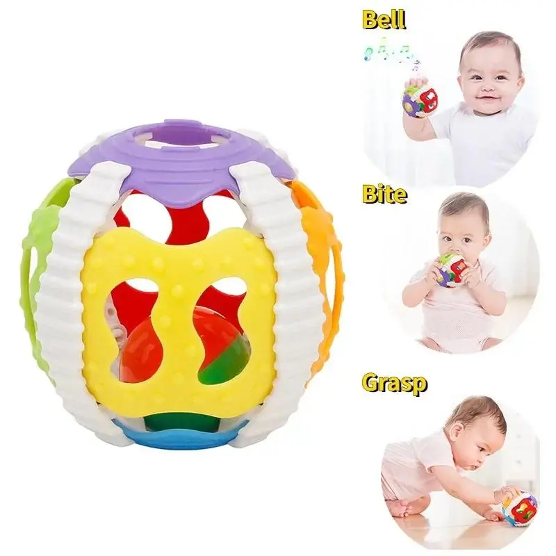 Baby Montessorie Games Rattle Infant Silicone Toy