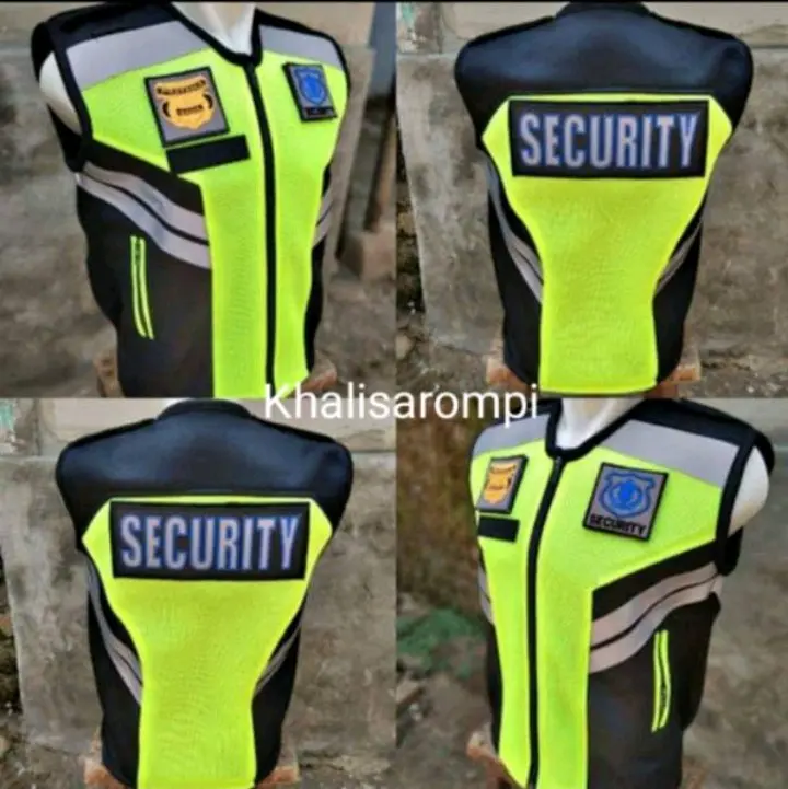 Rompi Tebal full logo security atau satpam