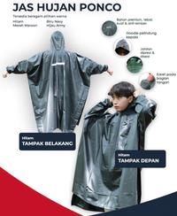 Gambar Jas Hujan KHN Original Ponco - Biru Navy dari Bike Master Kota Bandung 1 Tokopedia