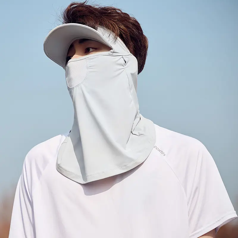 Summer Outdoor Sports Ice Silk Sun Protection Mask Bicycle Motorcycle Windproof Dustproof Mask Cap Riding Headgear