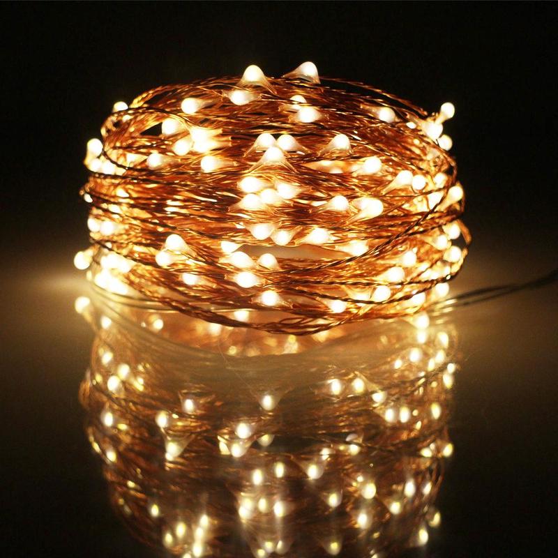 5/10/20M LED String Light, 1 Piece Copper Wire Light, USB Operated For Indoor Outdoor Holiday Party Home Decor, Super Bowl Party Decoration, Best Friend Gifts 0
