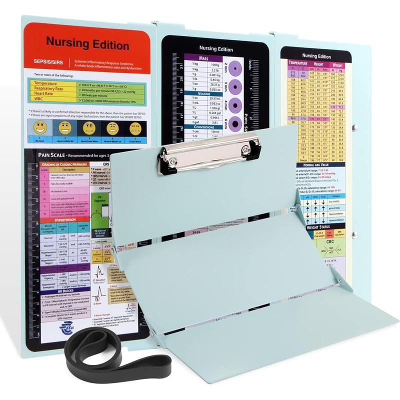Nursing Clipboard with Nursing and Medical Edition Cheat Sheets 3 ...