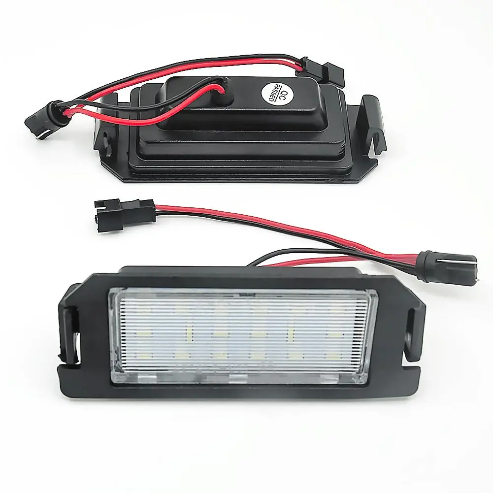 Eonstime 2x 18SMD LED License plate light For Hyundai I10 I20 tiburon coupe Veloster FS XG30 Terracan HP Kia Rio Picanto TA Soul