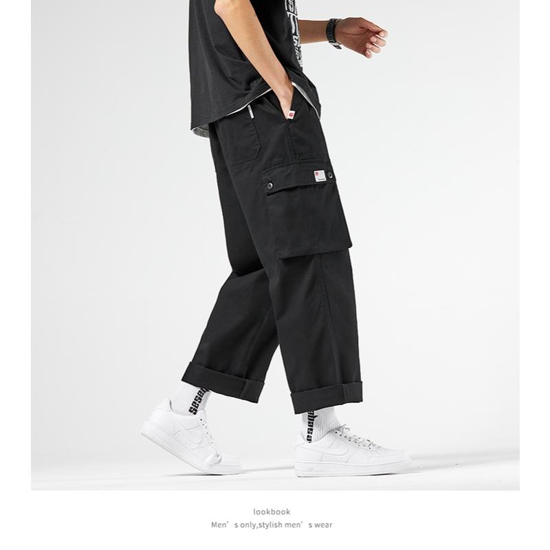 2025 Men's Work Pants, American Style, Loose Fit, Straight Cut, Easy to Match with Outfits, Summer INS Fashion Tide Handsome High Quality Man Clothing 7