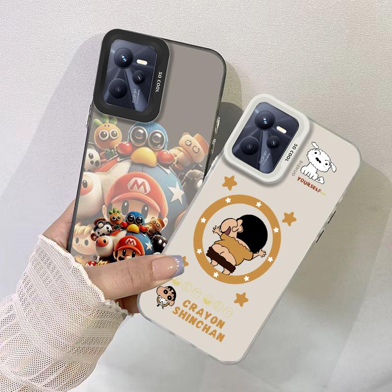 ốp lưng thẳng bên thời thượng Cạnh mềm Shin không gian sâu thẳm hình ảnh Áp dụng cho Ôp Điện Thoại Lưng realme c35 narzo50a prime case chống sốc chống Va Đập Vỏ Bảo Vệ dễ Vệ sinh JT0Y3