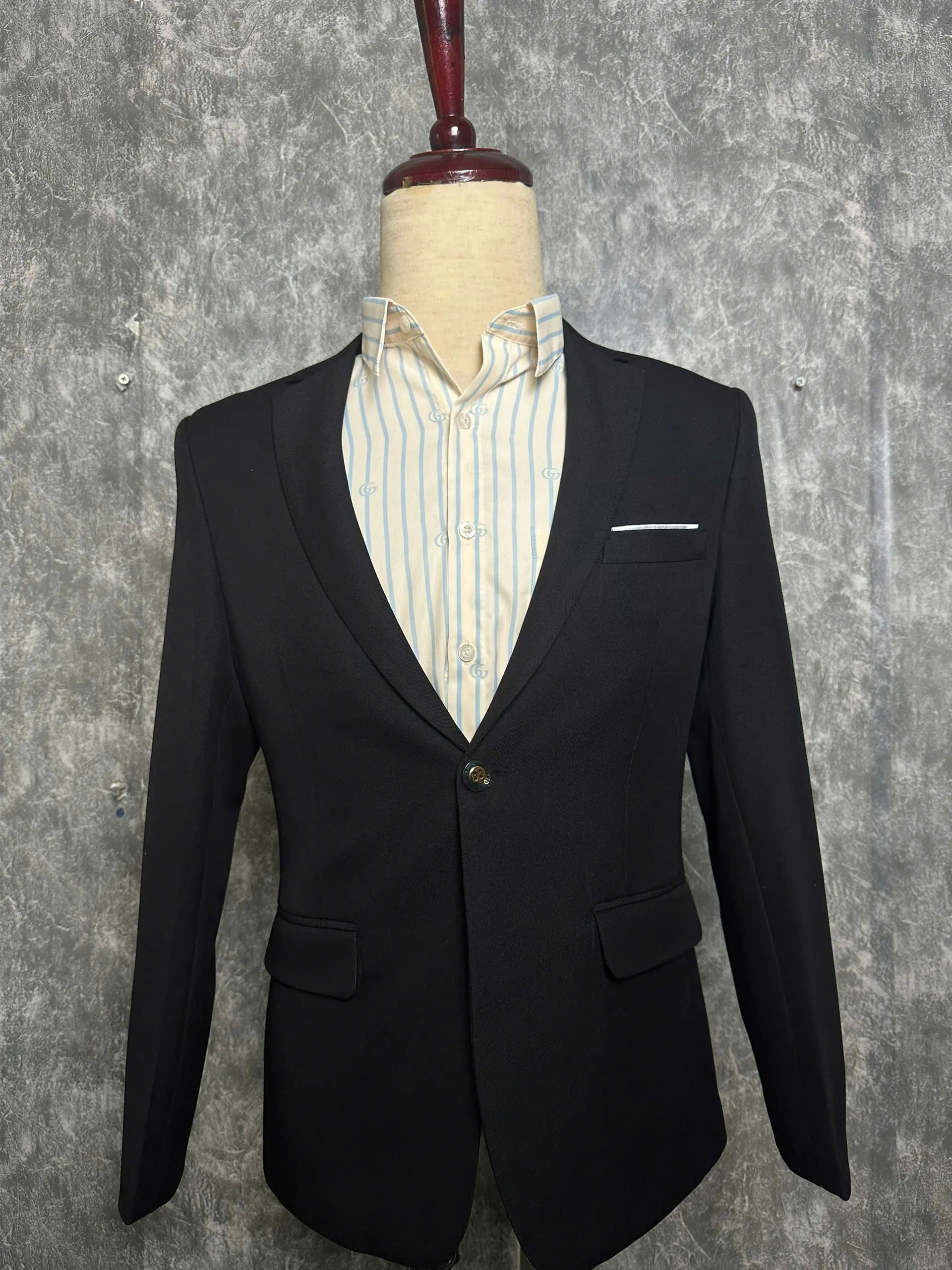 Vest Đen  Nam Hàn Quốc (1 áo+1 quần) - Chất liệu cao cấp, thiết kế trẻ trung, bảo hành 6 tháng