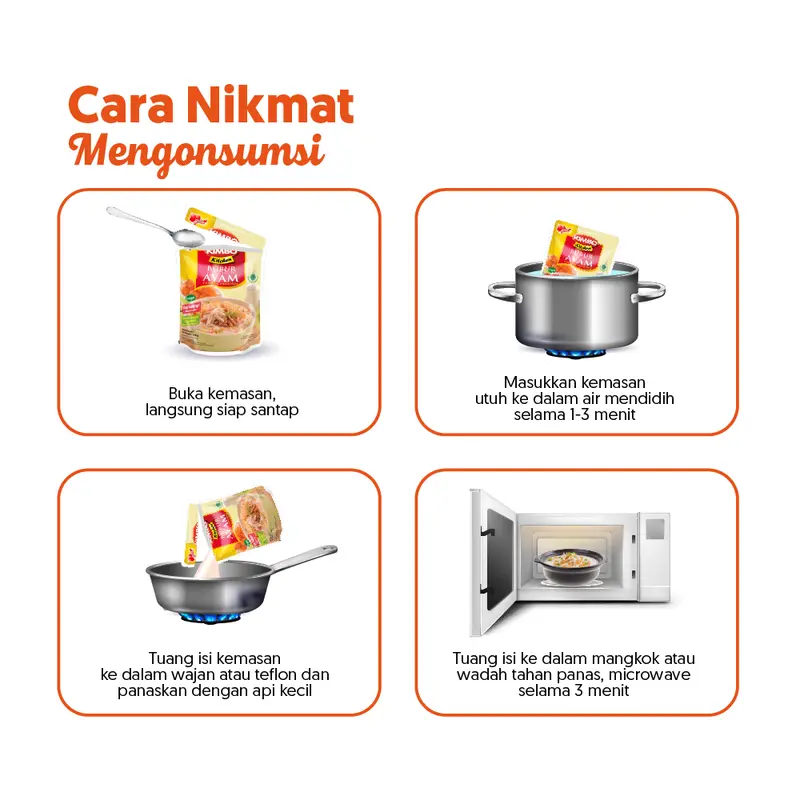 KIMBO Kitchen Bubur Ayam Triple Pack 2