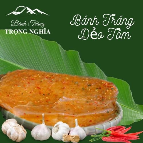 1KG Bánh Tráng Dẻo Tôm Cay Trọng Nghĩa Ăn Vặt Snack trộn
