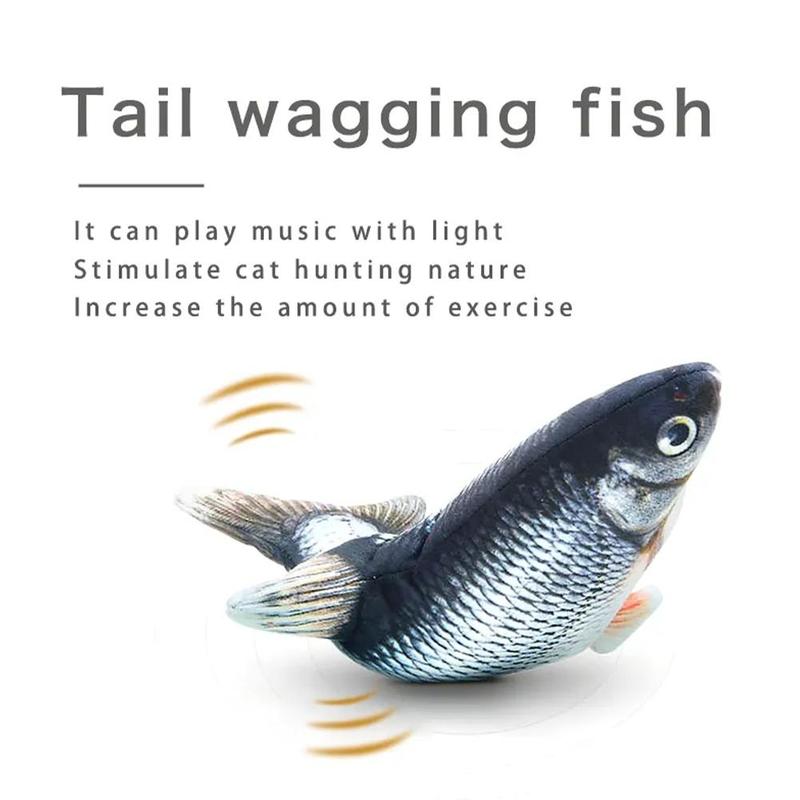 Product Introduction of Mainan Ikan Elektrik, Mewah Simulasi Haiwan, Buaian Elektrik, Sesuai untuk Bayi, Menenangkan Kucing, Sesuai untuk Kanak-kanak dan Dewasa, Mainan Haiwan Peliharaan, Hadiah Hari Jadi dan Percutian 27