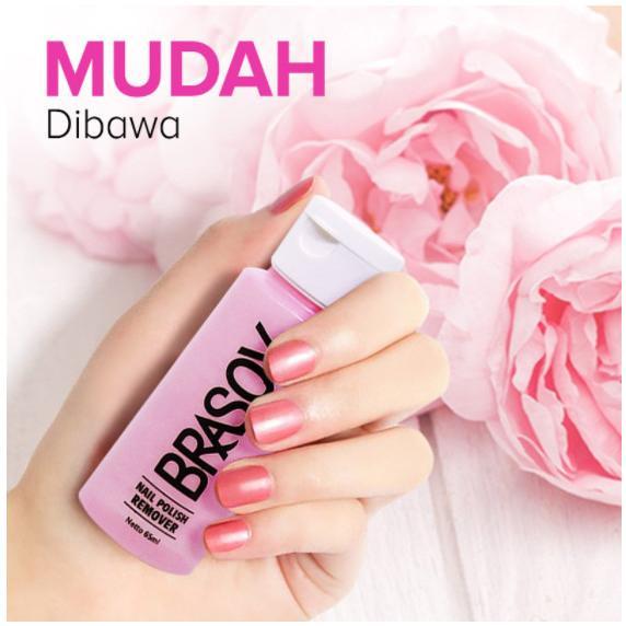 BRASOV Pembersih Cat Kuku 65 ML Penghapus Kutek Nail Polish Remover Kuku 1