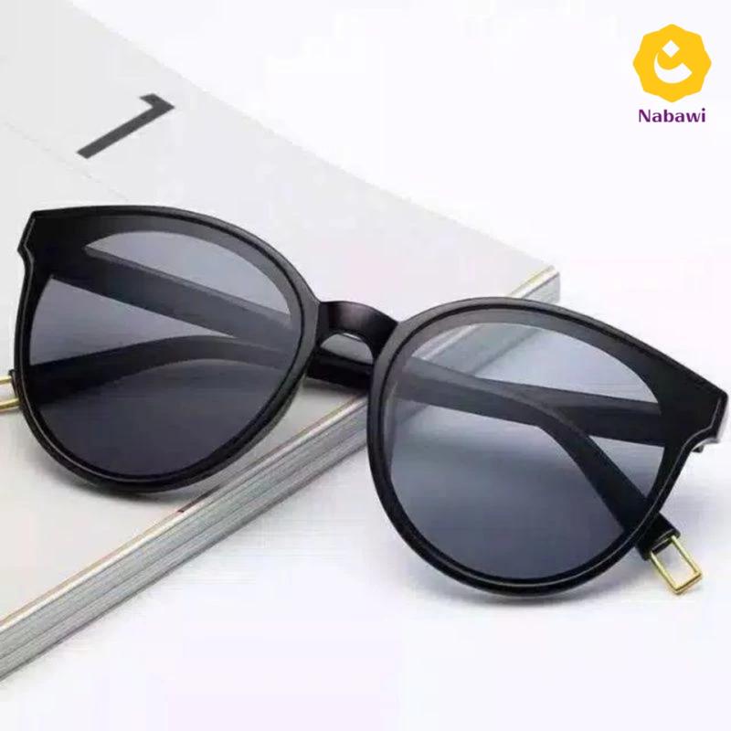 Kacamata Cewek Oval Korea Kacamata Hitam Bahan Plastik Eyewear Sunglasses Perlengkapan Haji Umroh 4